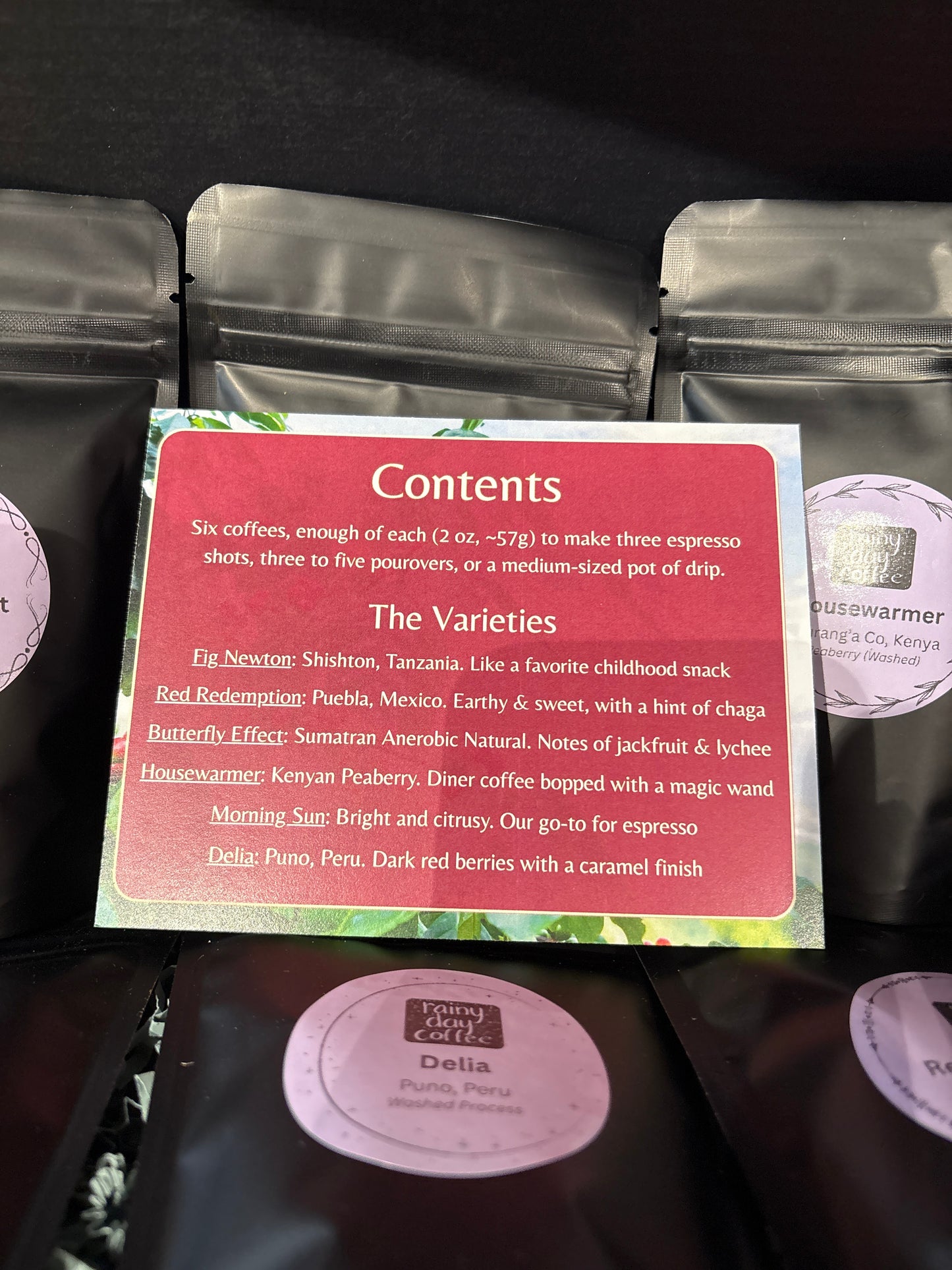 Rainy Day Coffee Sampler