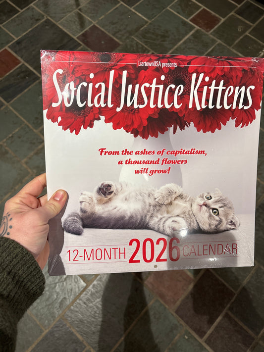 Social Justice Kittens Calendar 2026