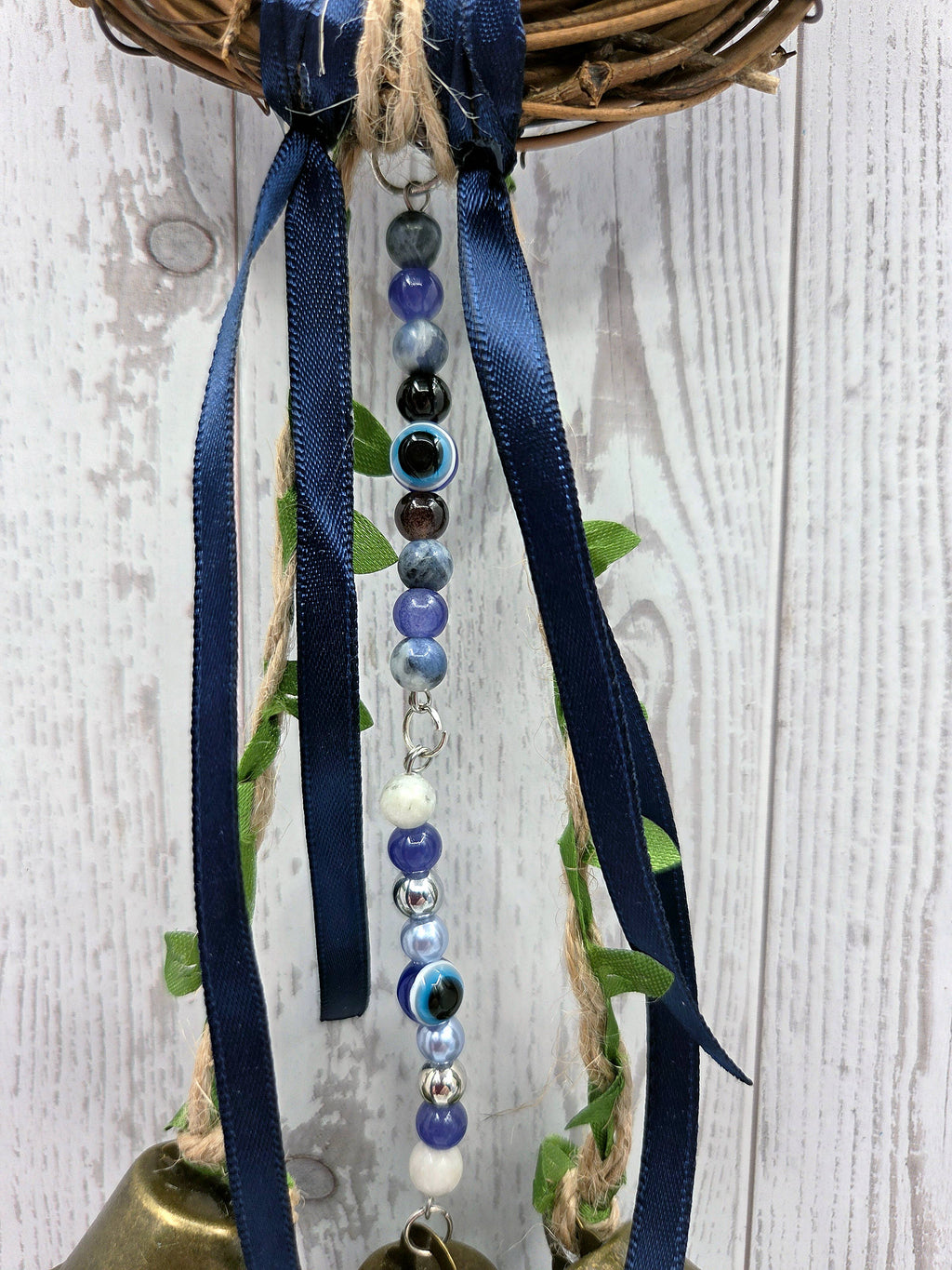 Blue Evil Eye Witch's Bells