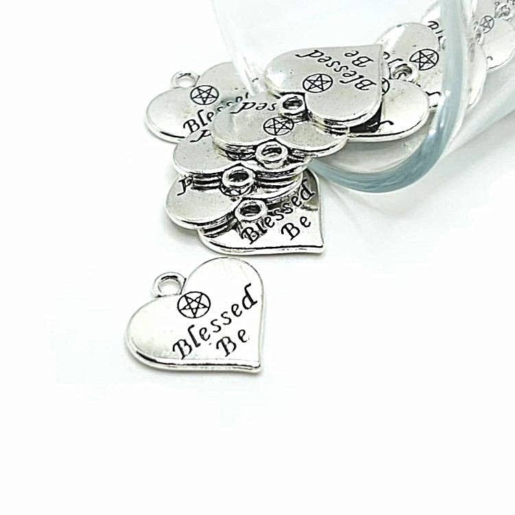 Blessed Be Heart Charm