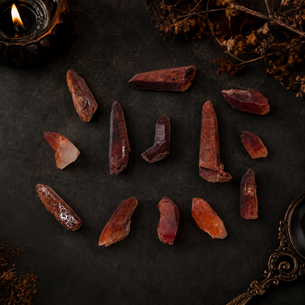 Red Hematoid Quartz