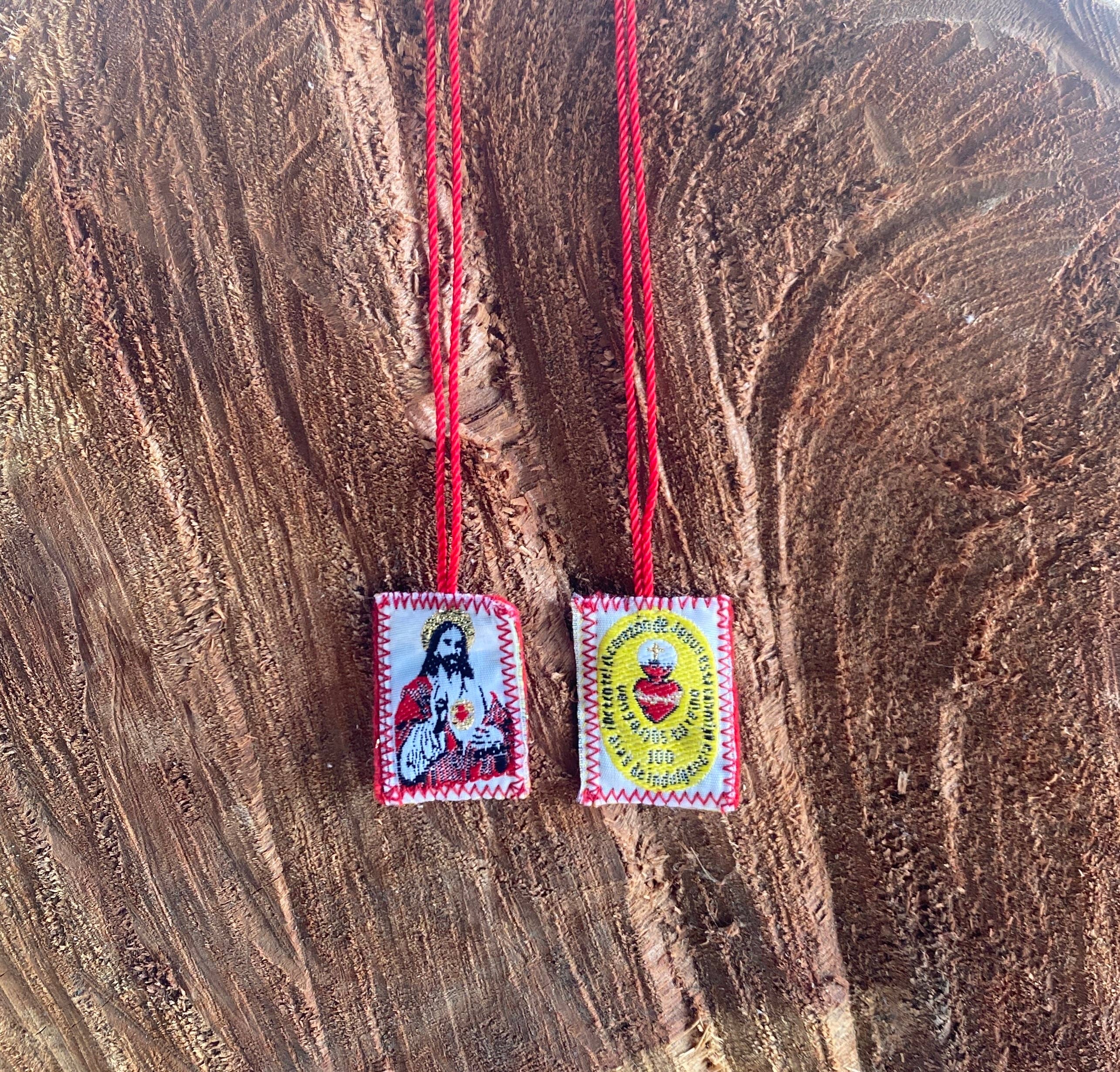 Red Scapular “Sacred Heart of Jesus”