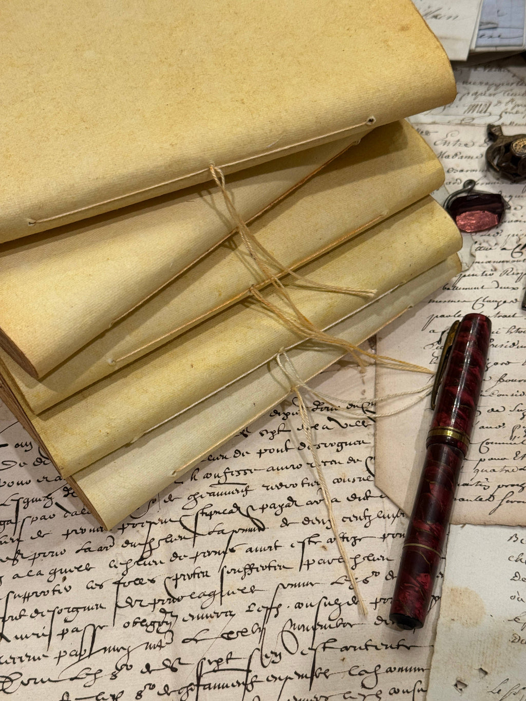 Handmade Aged Paper Notebooks