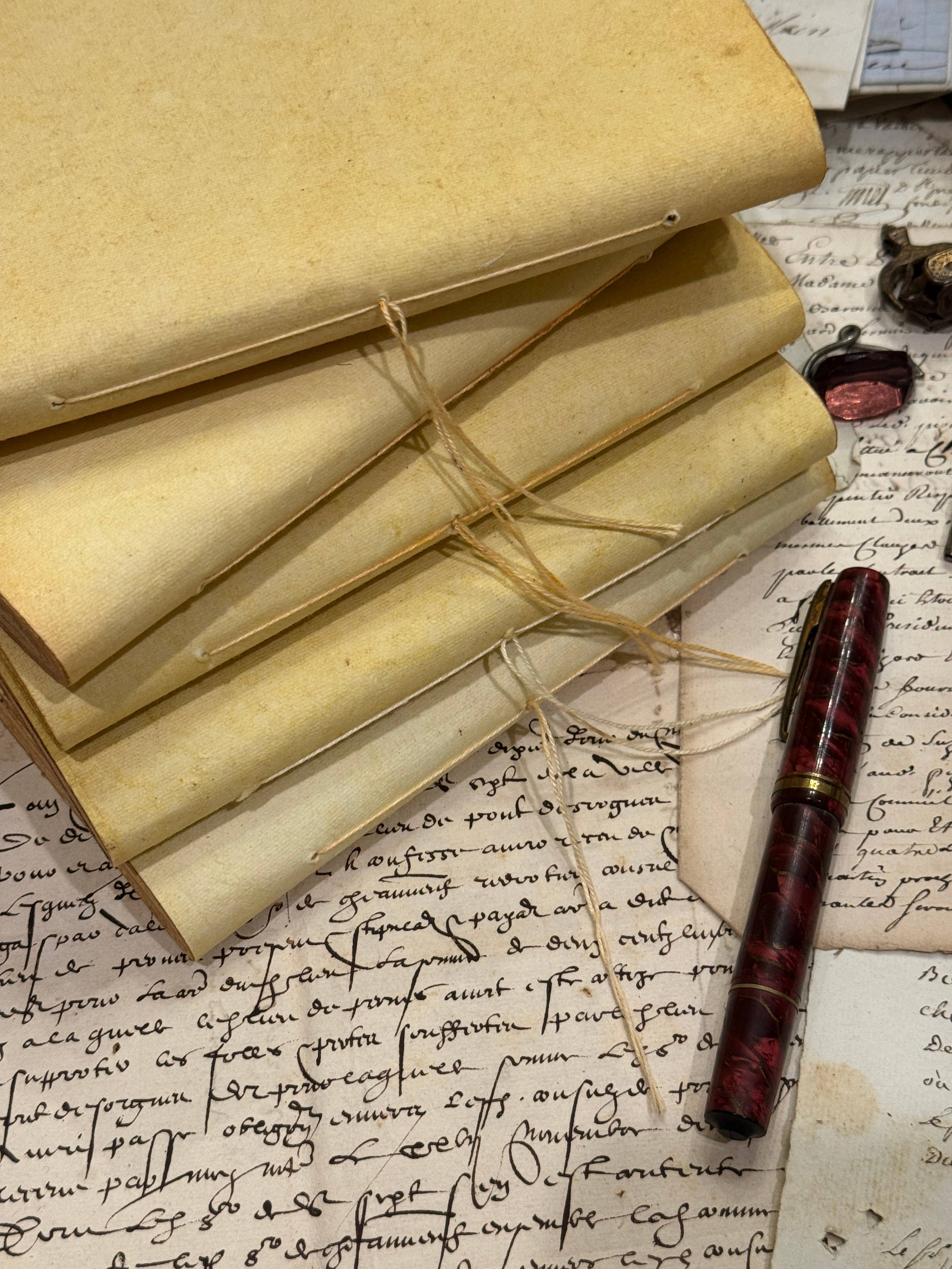 Handmade Aged Paper Notebooks