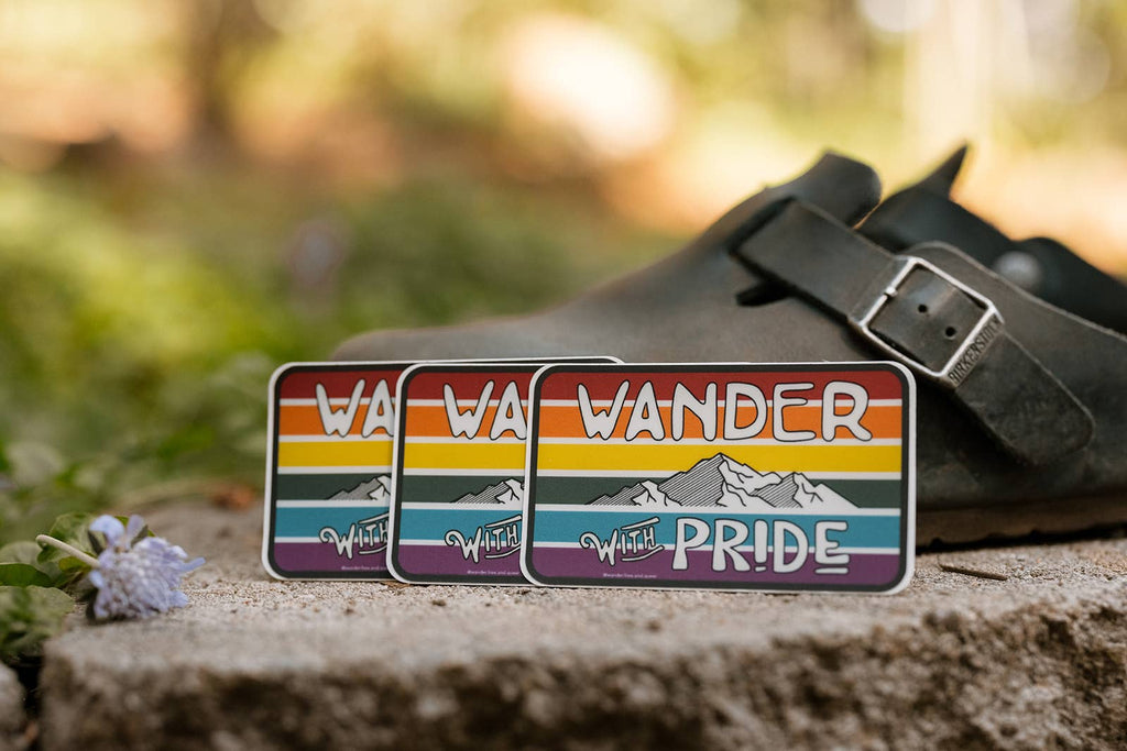 Wander With Pride Sticker