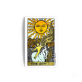 Vintage Sun Tarot Card Waterproof Sticker