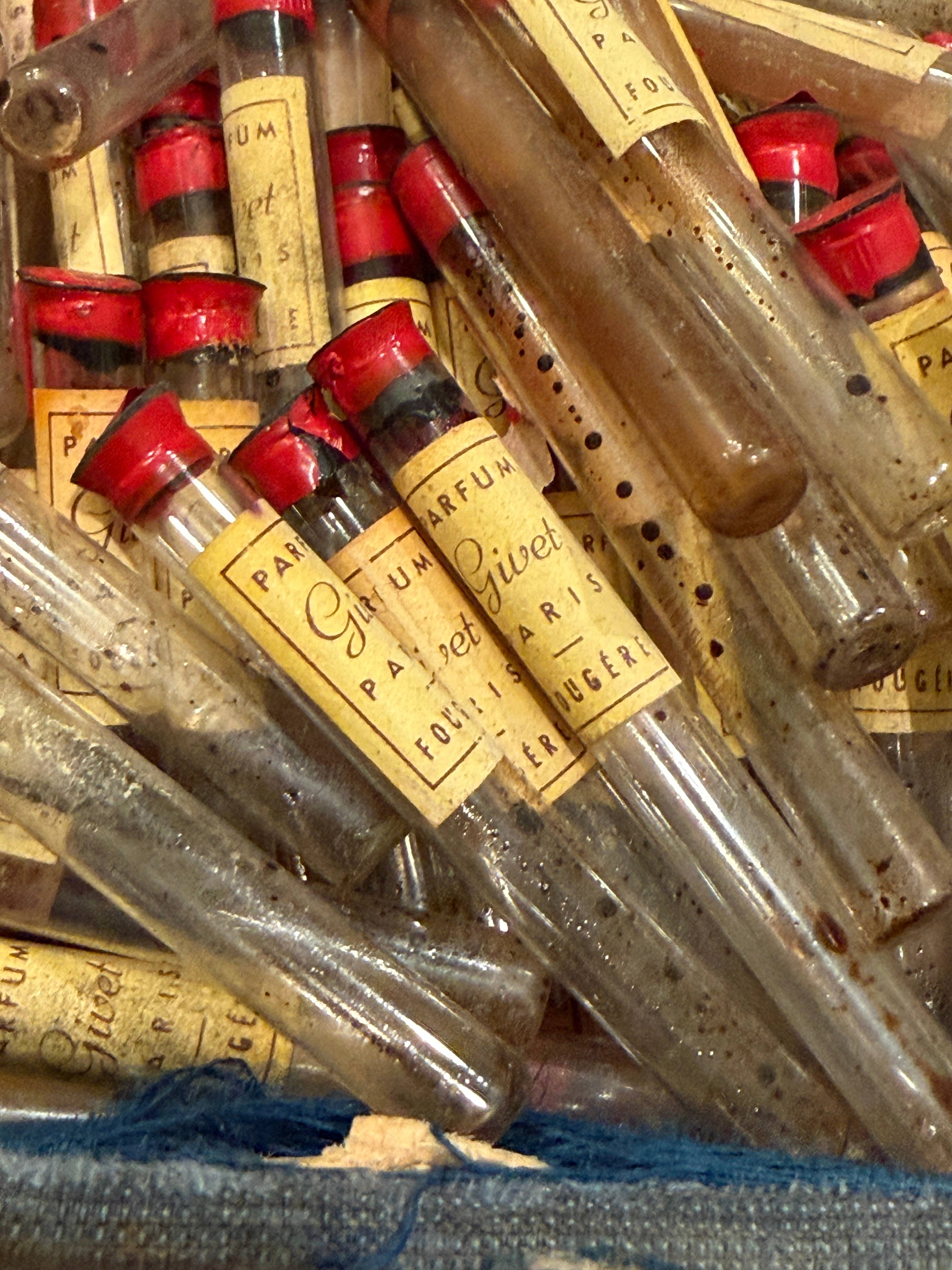 Antique French Perfume Apothecary Vials