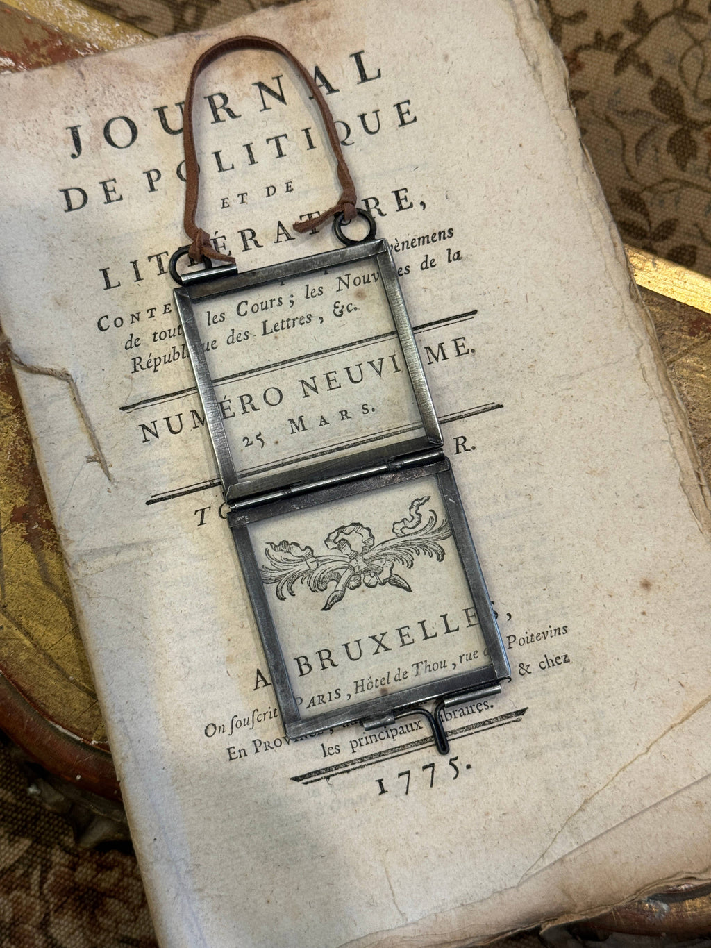 2" x 2"  Zinc Glass Frame
