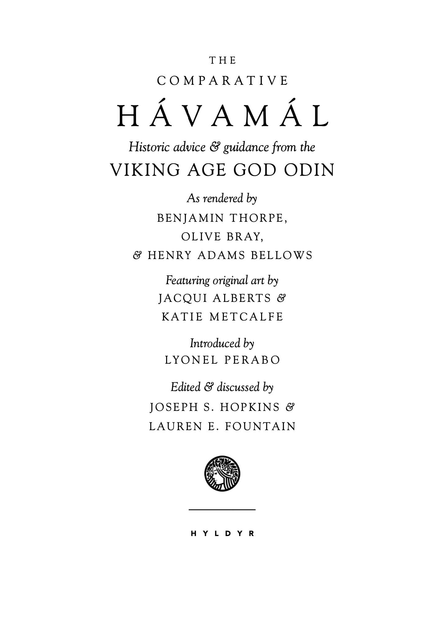 The Comparative Hávamál