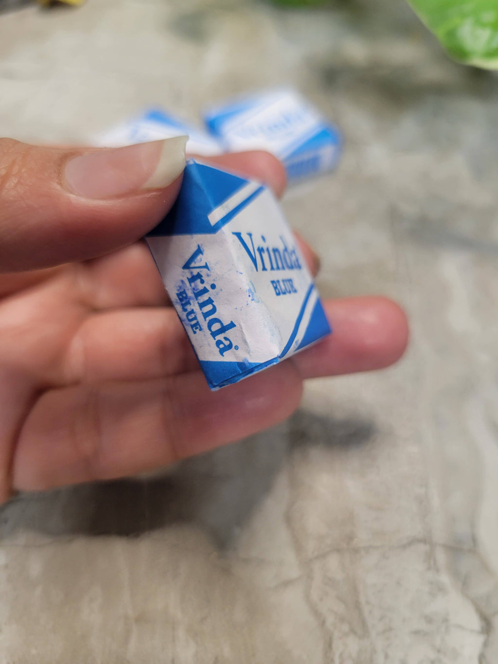 Indigo 3 Squares/ Anil squares/Vrinda  blue