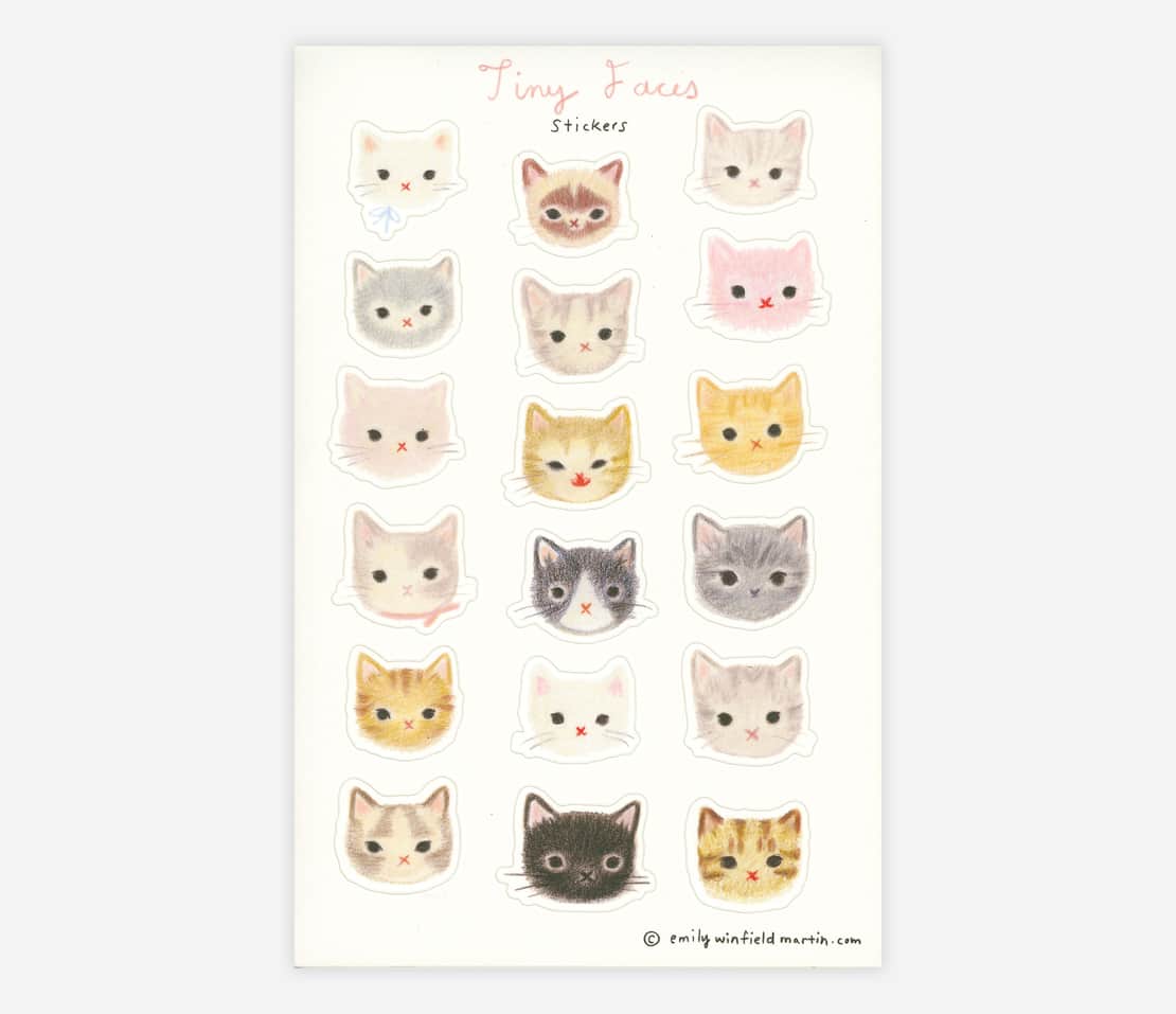 Cat Sticker Sheet