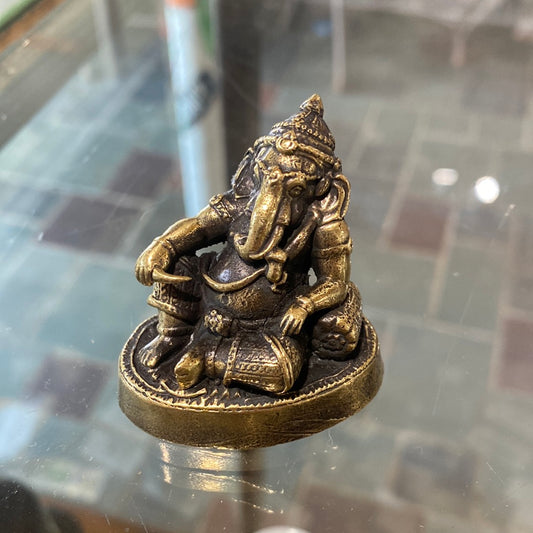 Brass Ganesh Statuette