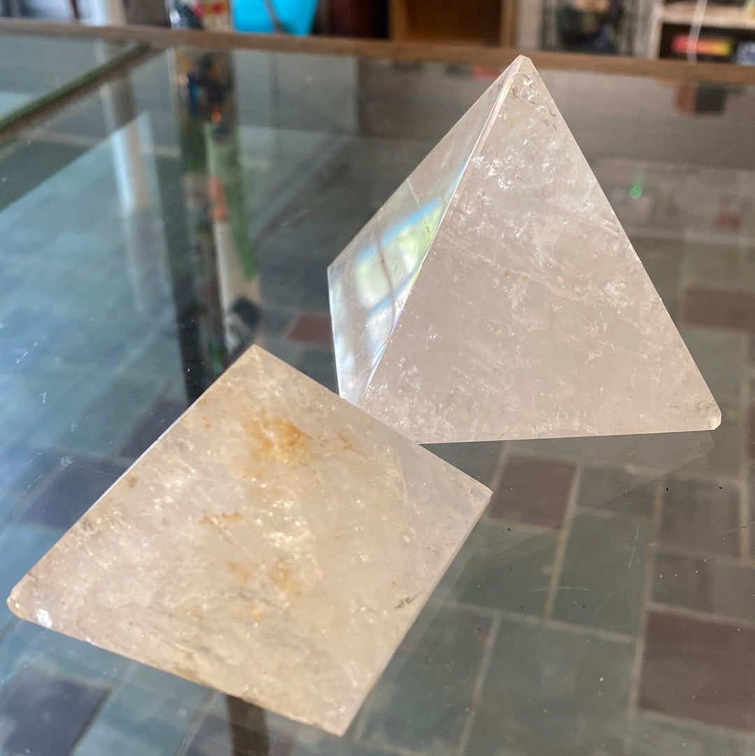 Quartz Crystal Pyramid