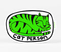 Cat Person Sticker