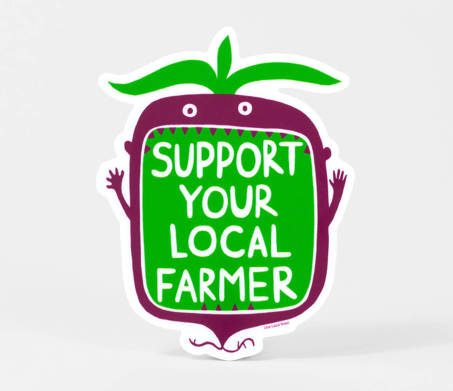 Support Your Local Farmer Sticker