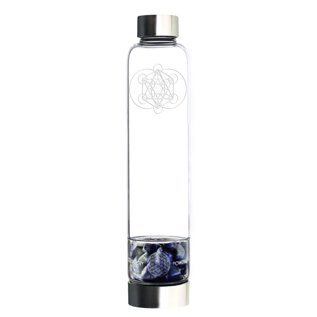 Power Water Bottle - Matrix of Light - Obsidian