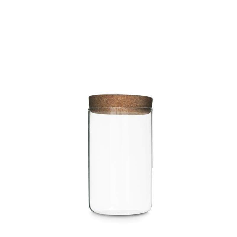 Cortica™ Glass Canister with cork lid -1.1L