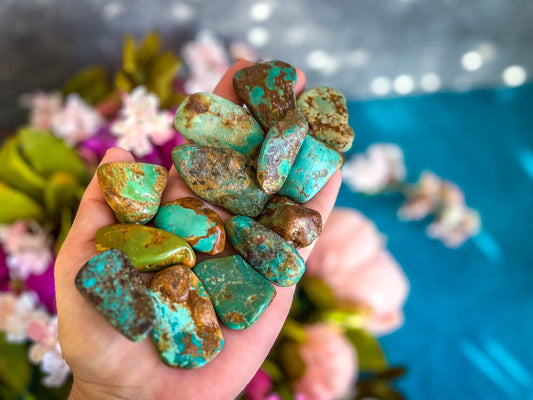 Rough Tumbled Turquoise Nuggets