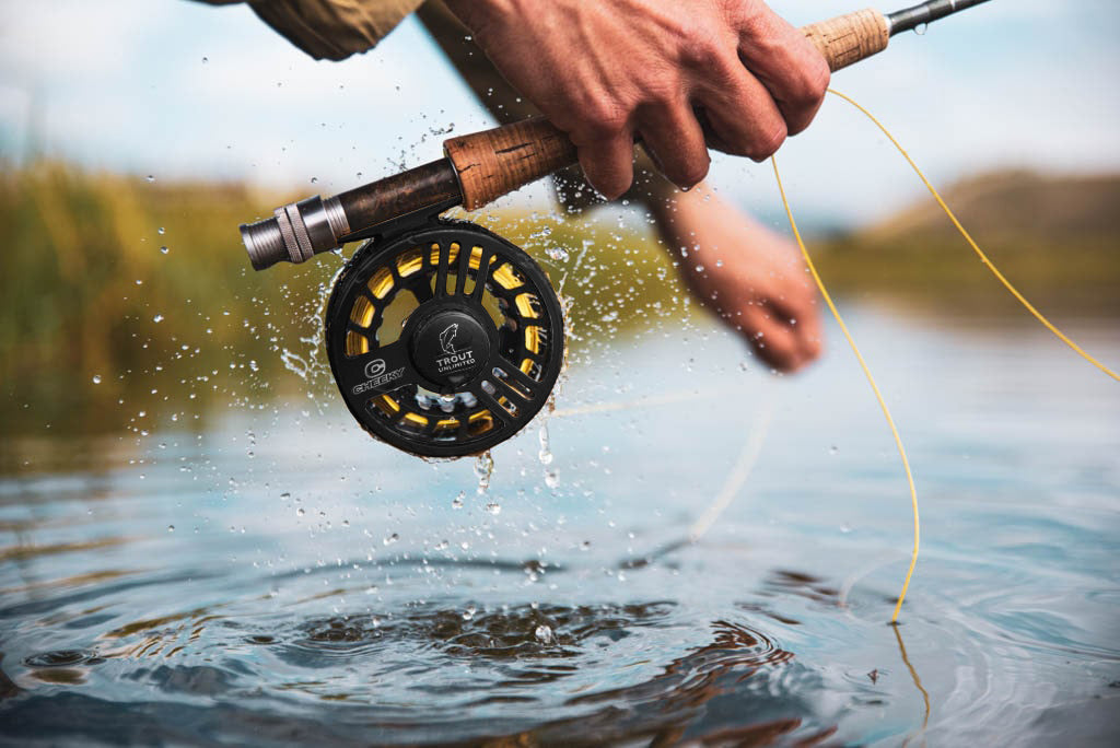 Limited Edition Trout Unlimited x Cheeky Launch 350 Reel Package