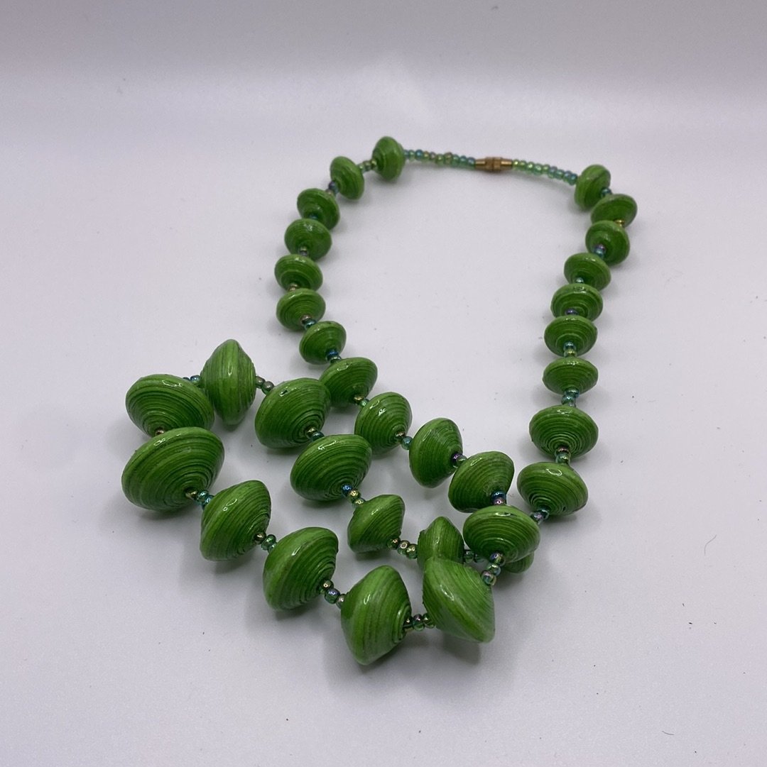 Paper Bead Necklaces