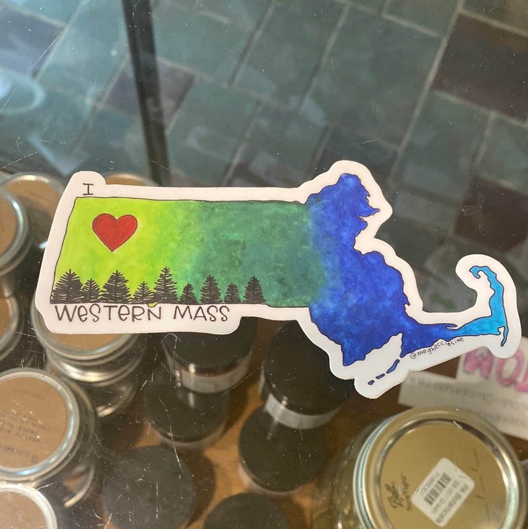 I <3 Western Mass Sticker