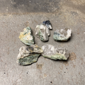 Green Tourmaline and Lepidolite