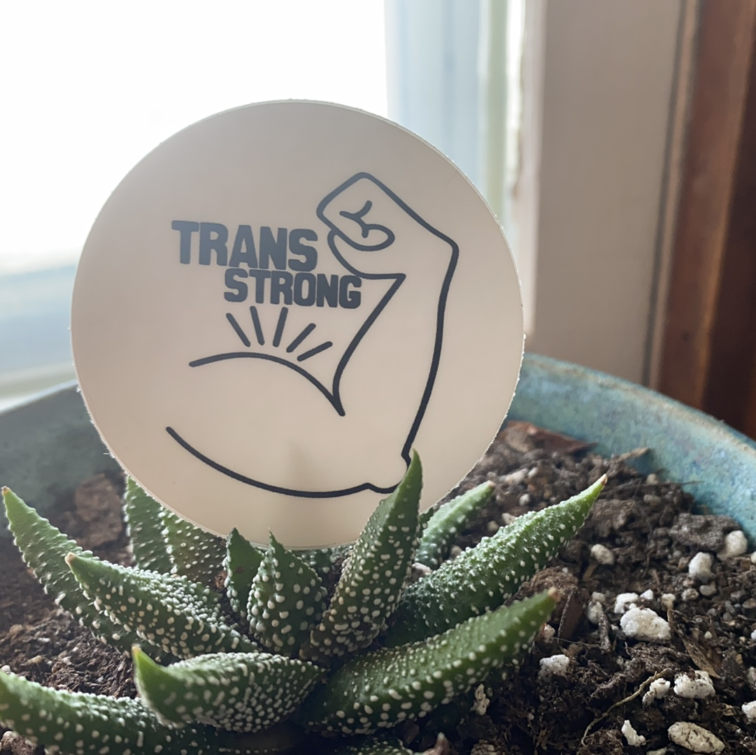 Trans Strong Sticker