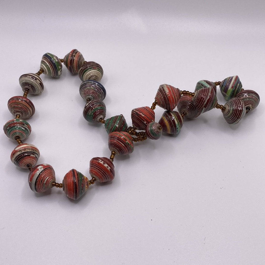 Paper Bead Necklaces