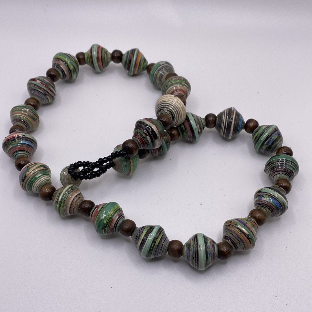Paper Bead Necklaces