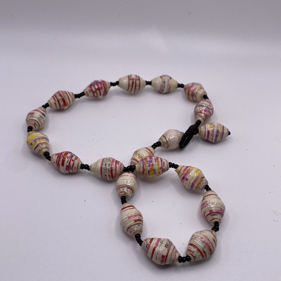 Paper Bead Necklaces