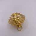 Gold or Silver Plated Cage Pendant