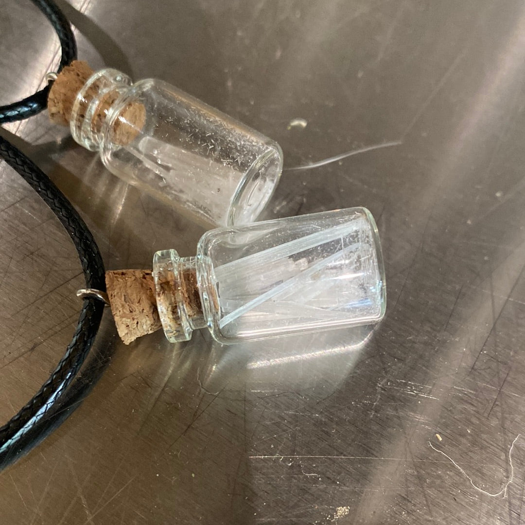 Vial Crystal Necklace