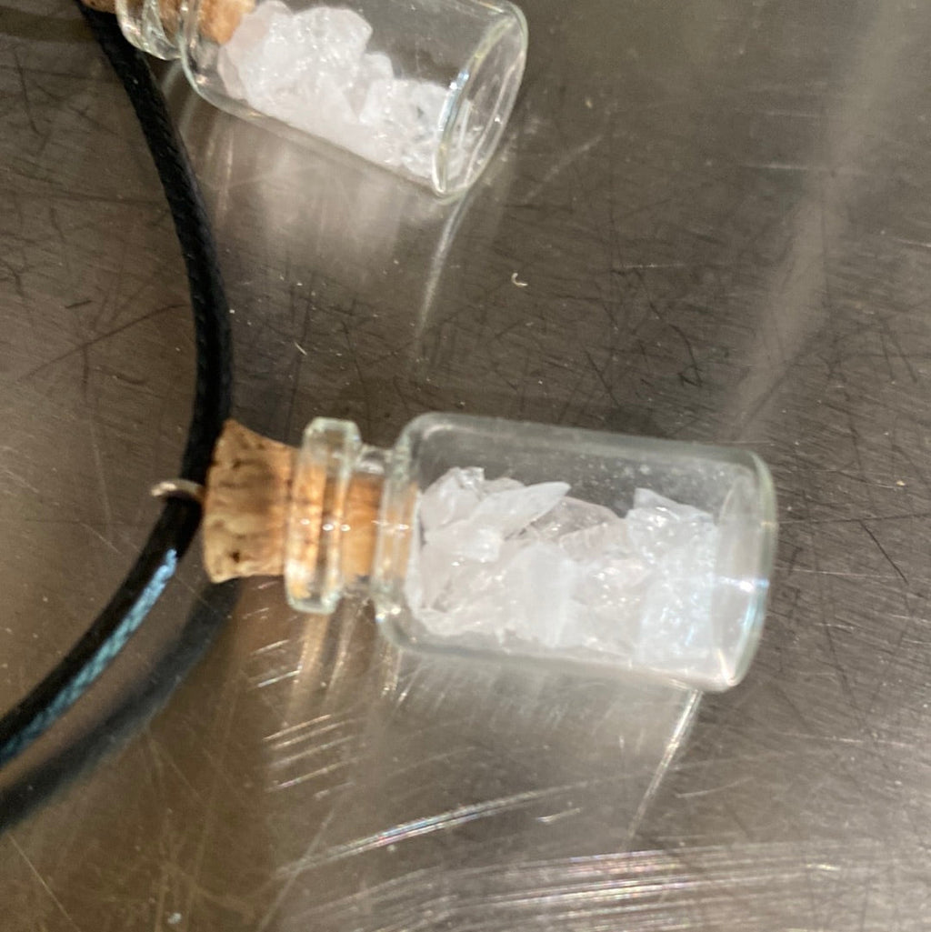 Vial Crystal Necklace