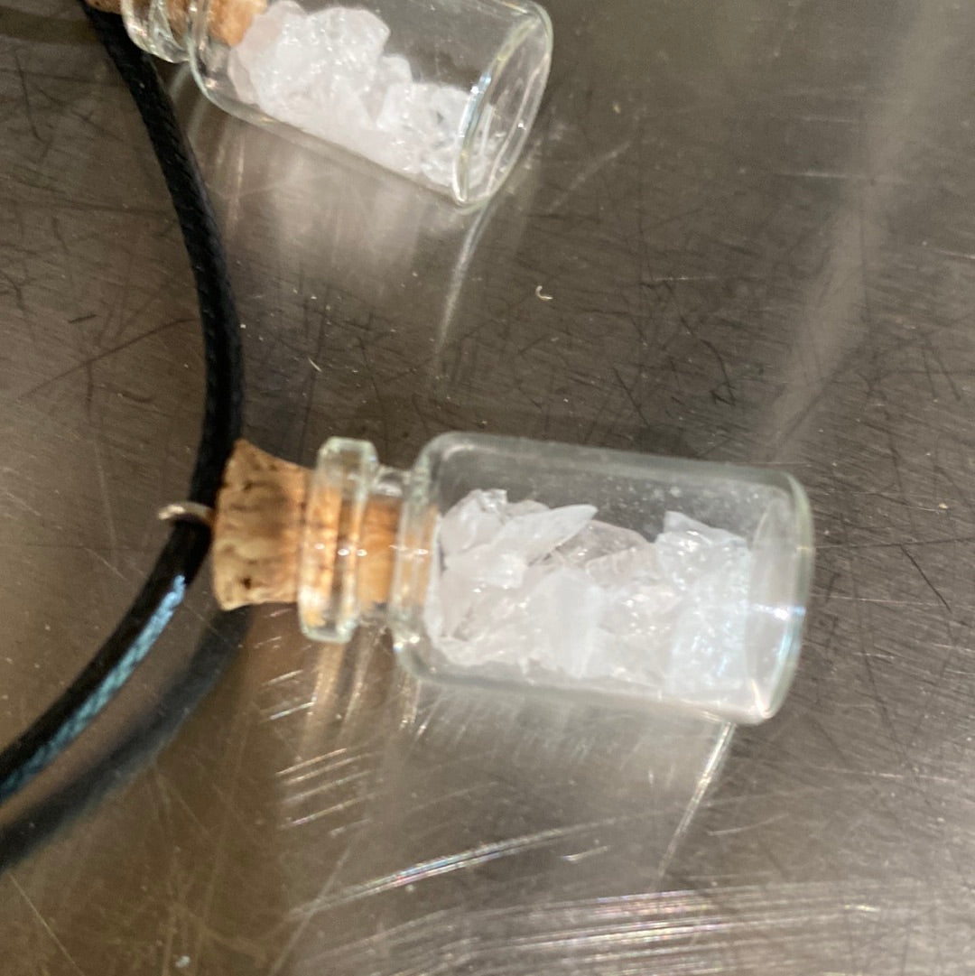 Vial Crystal Necklace