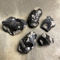Raw Snowflake Obsidian