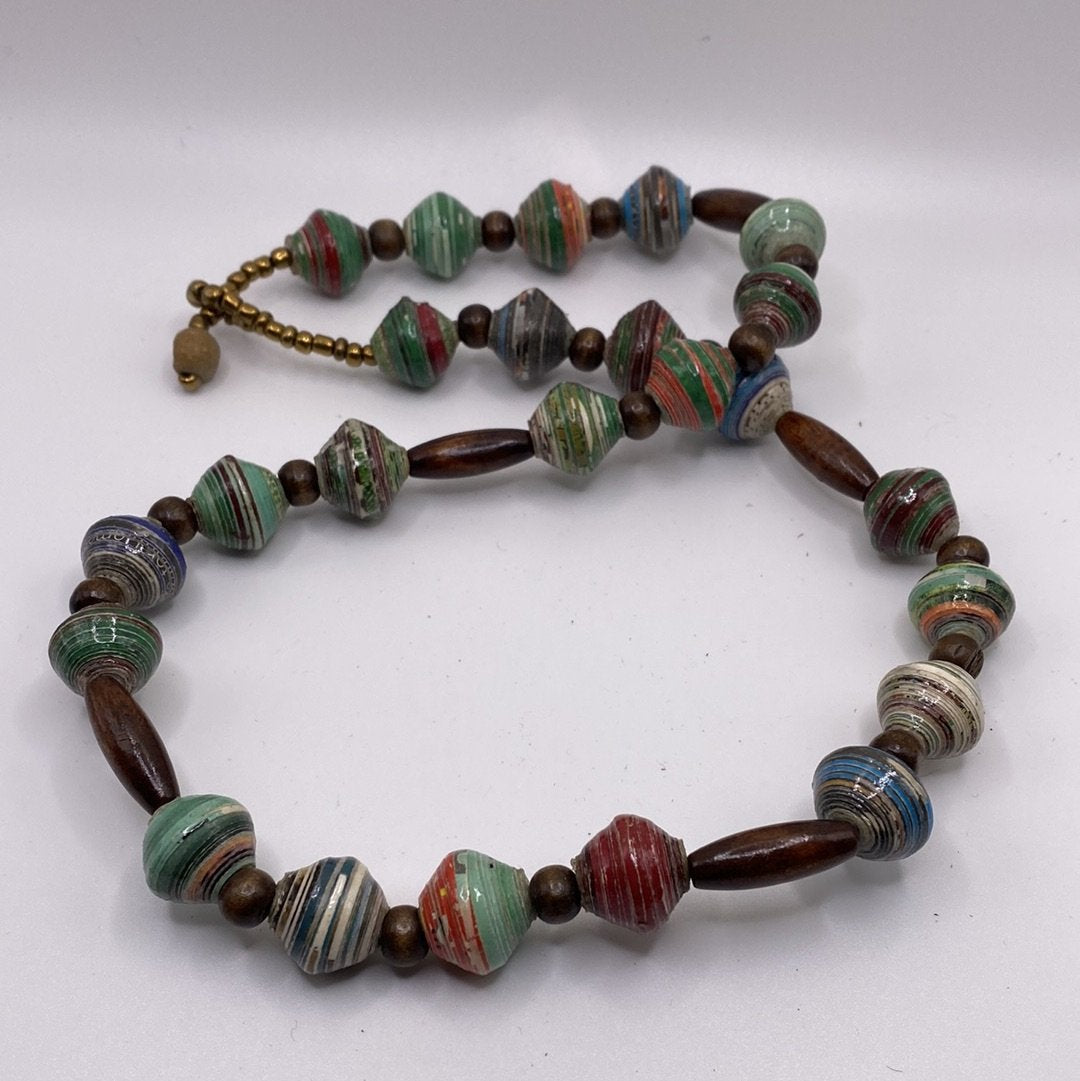Paper Bead Necklaces