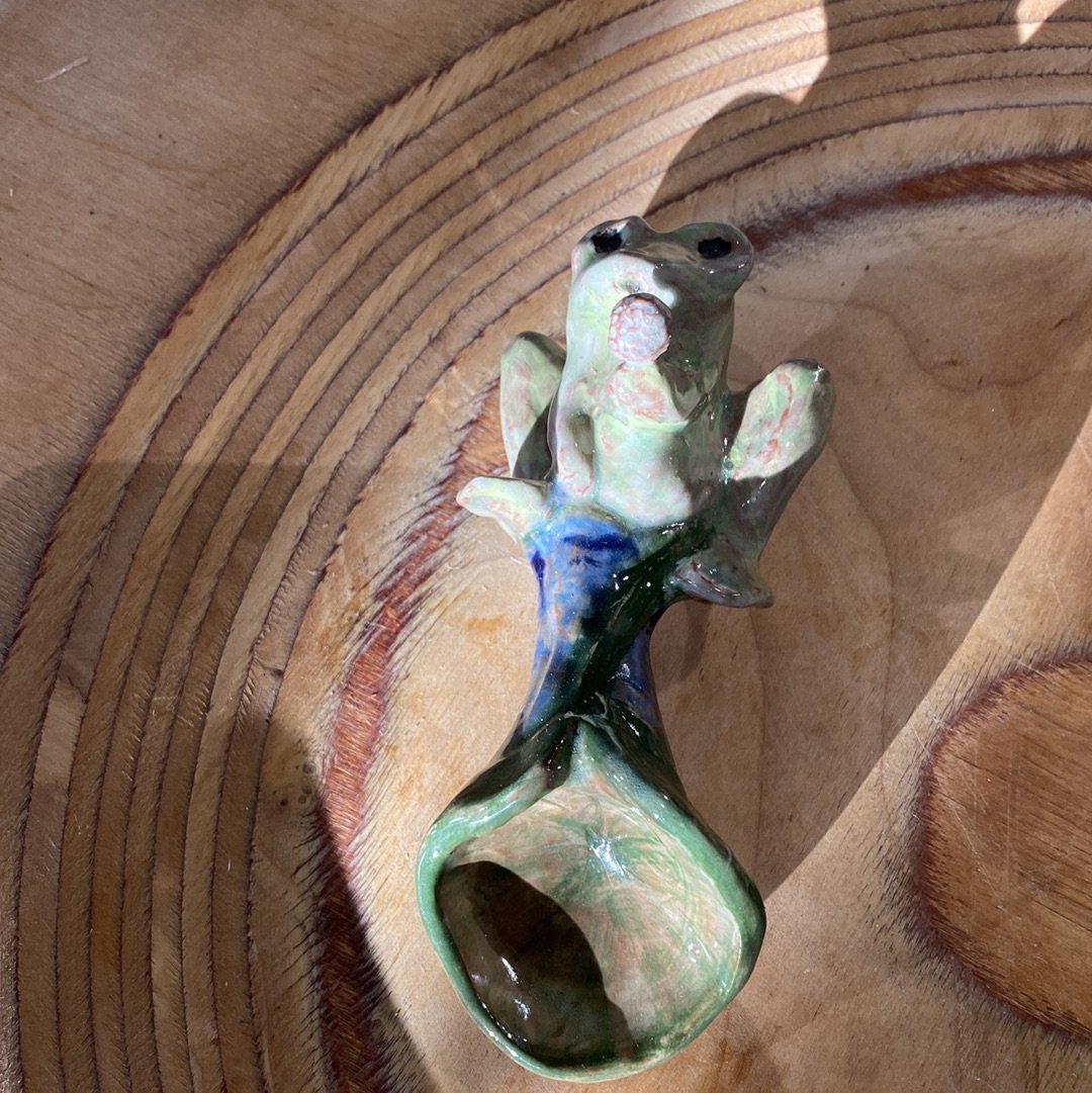 Frog Ceramic Spoon