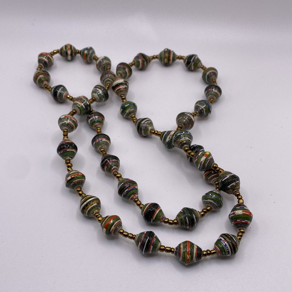 Paper Bead Necklaces