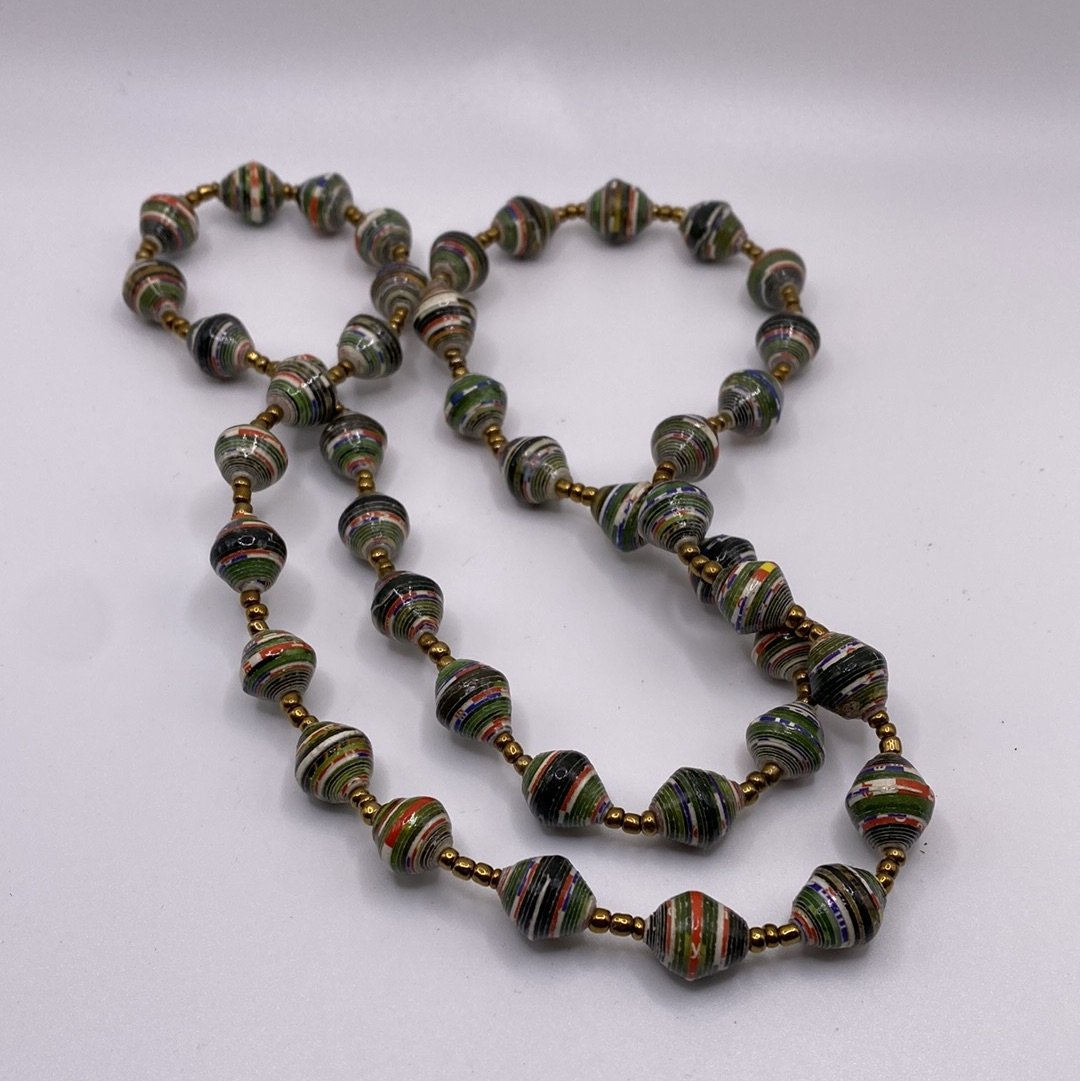 Paper Bead Necklaces