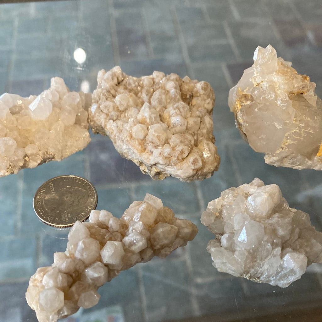 NH White Quartz Clusters