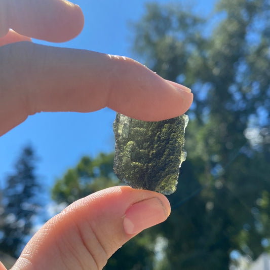 Raw Moldavite Crystal 9.5g